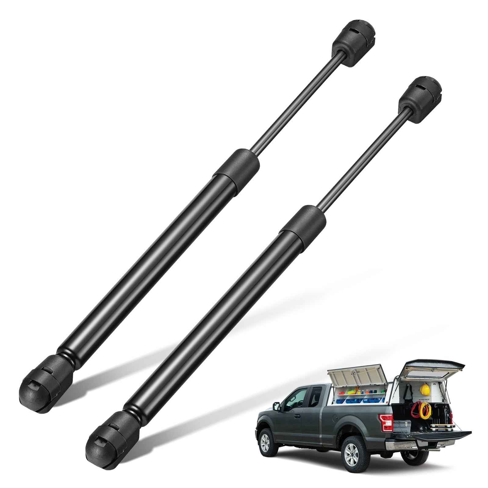 Bdfhyk C16-02716 12 Inch 13Lbs/58N Gas Shocks Struts Lift Support For Leer Camper Shell Truck Topper Rear Window, Pickup Toolbox