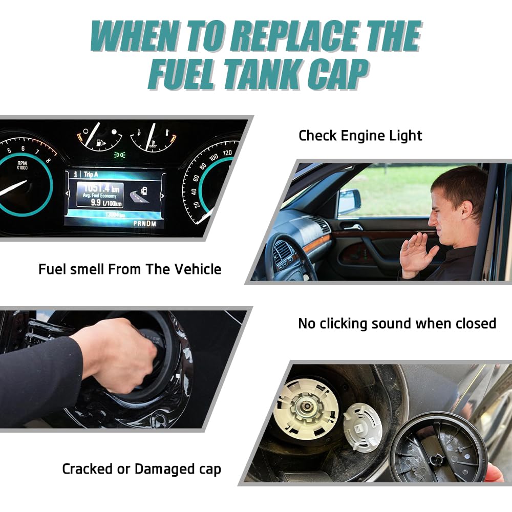 QZTYTY Gas Cap, Car Fuel Tank Cap, Original Fuel Cap Replacement Part, 10838 Fuel Tank Cover Fit for Nissan Frontier 2001-2011 S