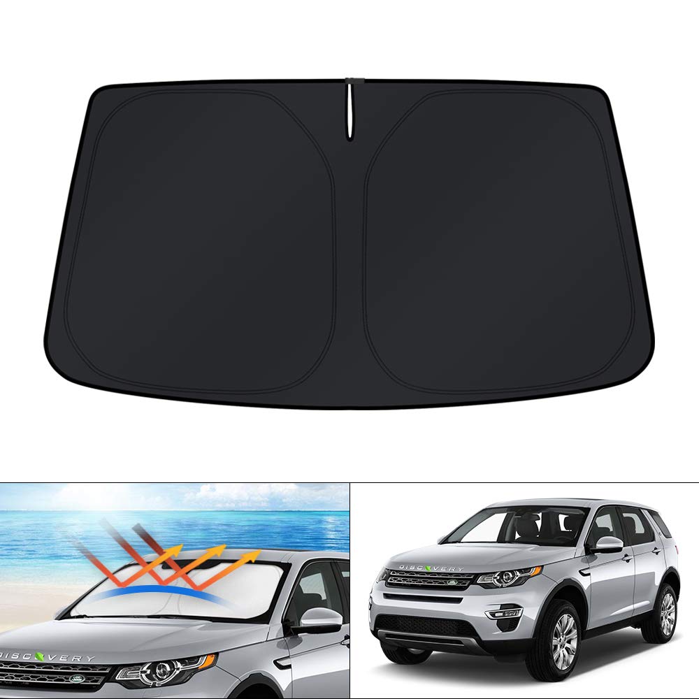 KUST Custom Fit Windshield Sun Shade for Land Rover Discovery Sport 2014-2019 AccessoriesSunshade Foldable Window Sun Visor Prot