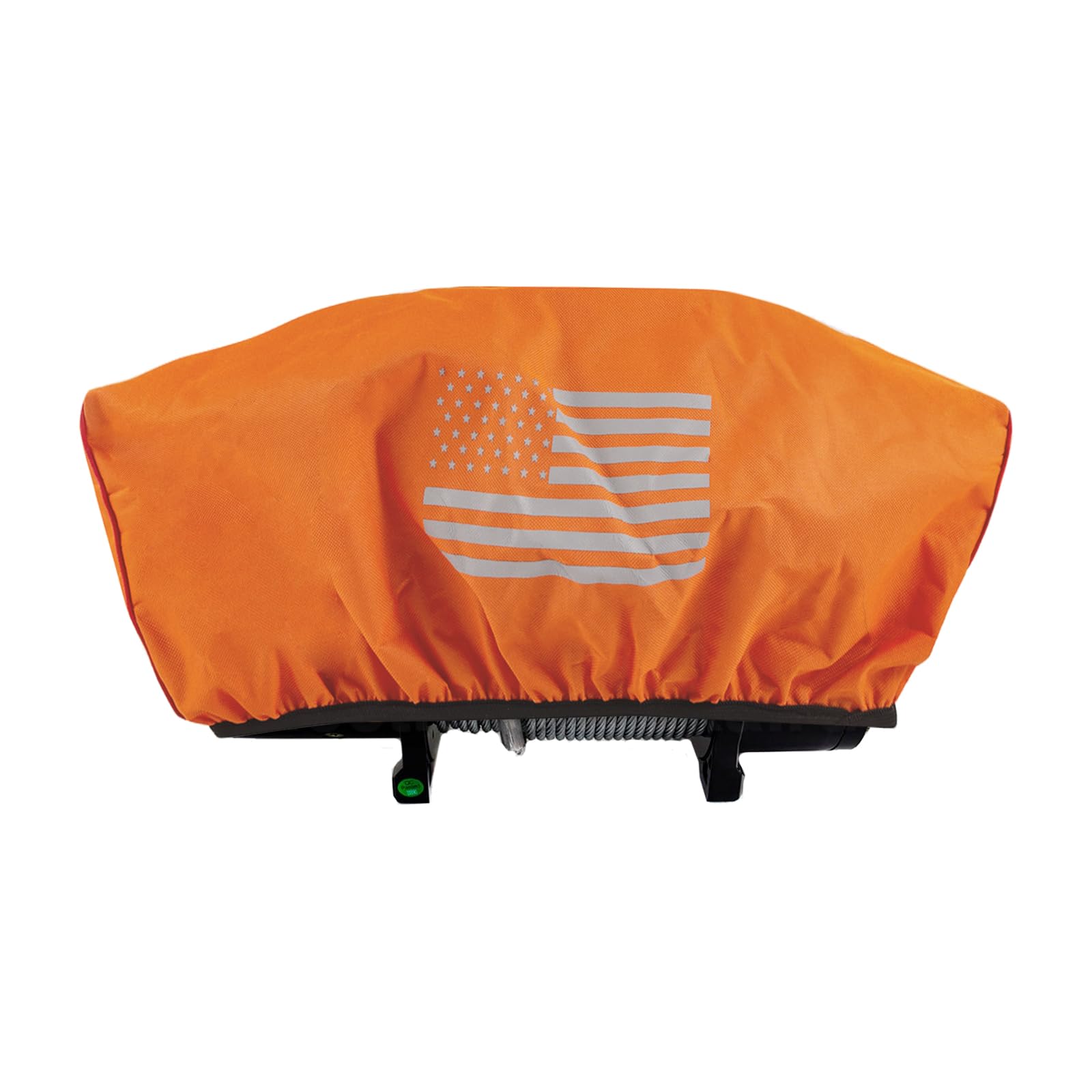 Winch Cover,Heavy Duty Waterproof Winch Cover with Elastic&Reflective,Indoor/Outdoor Winch Accessories,Weather Resistant Cover f