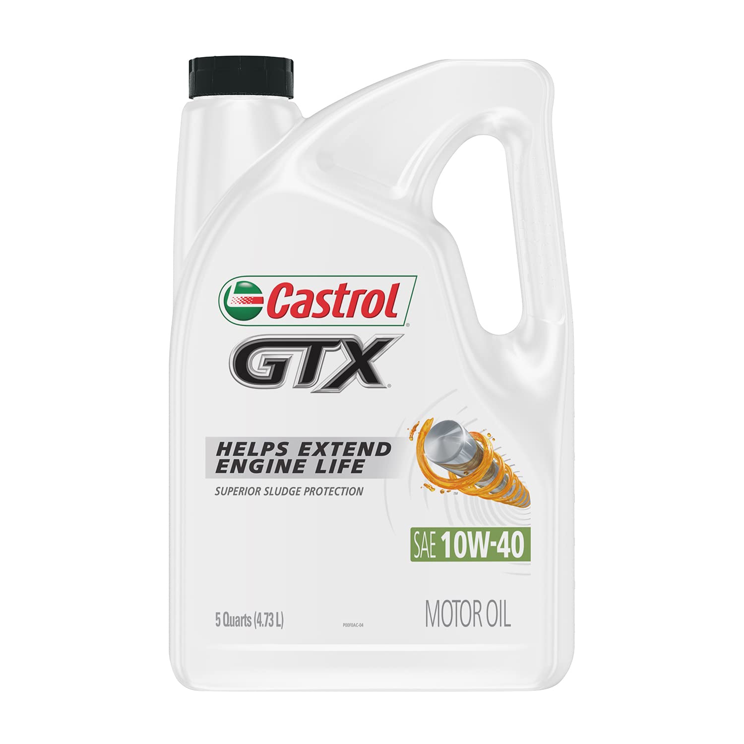 Castrol Gtx 10W-40 Conventional Motor Oil, 5 Quarts, Pack Of 3