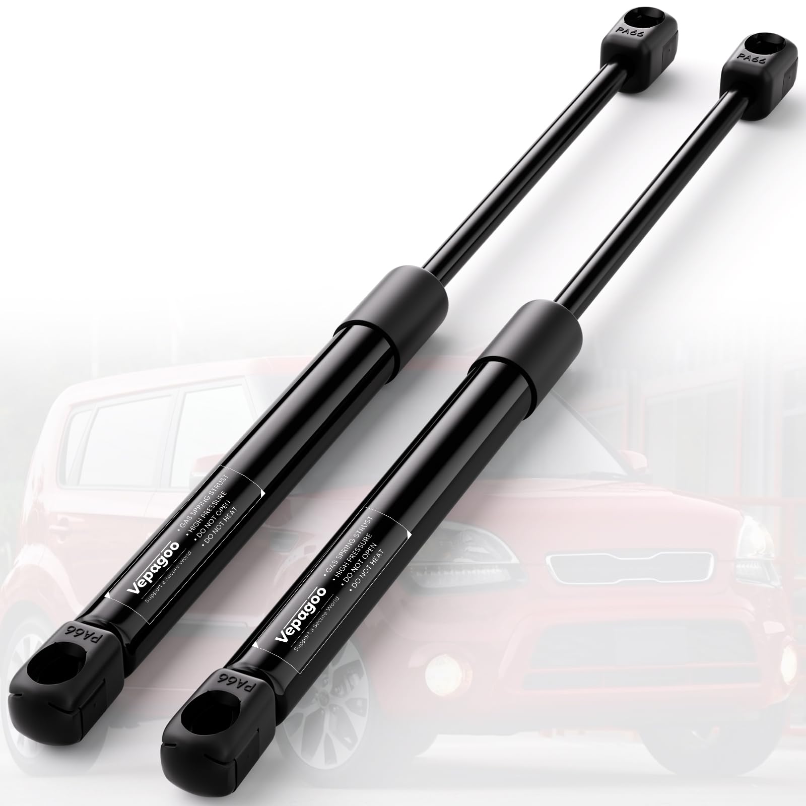 Vepagoo 4B-545879 Hatchback Struts For 2010-2013 Kia Soul Trunk Gas Shocks Rear Hatch Liftgate Lift Support Arms Supports Hatchb