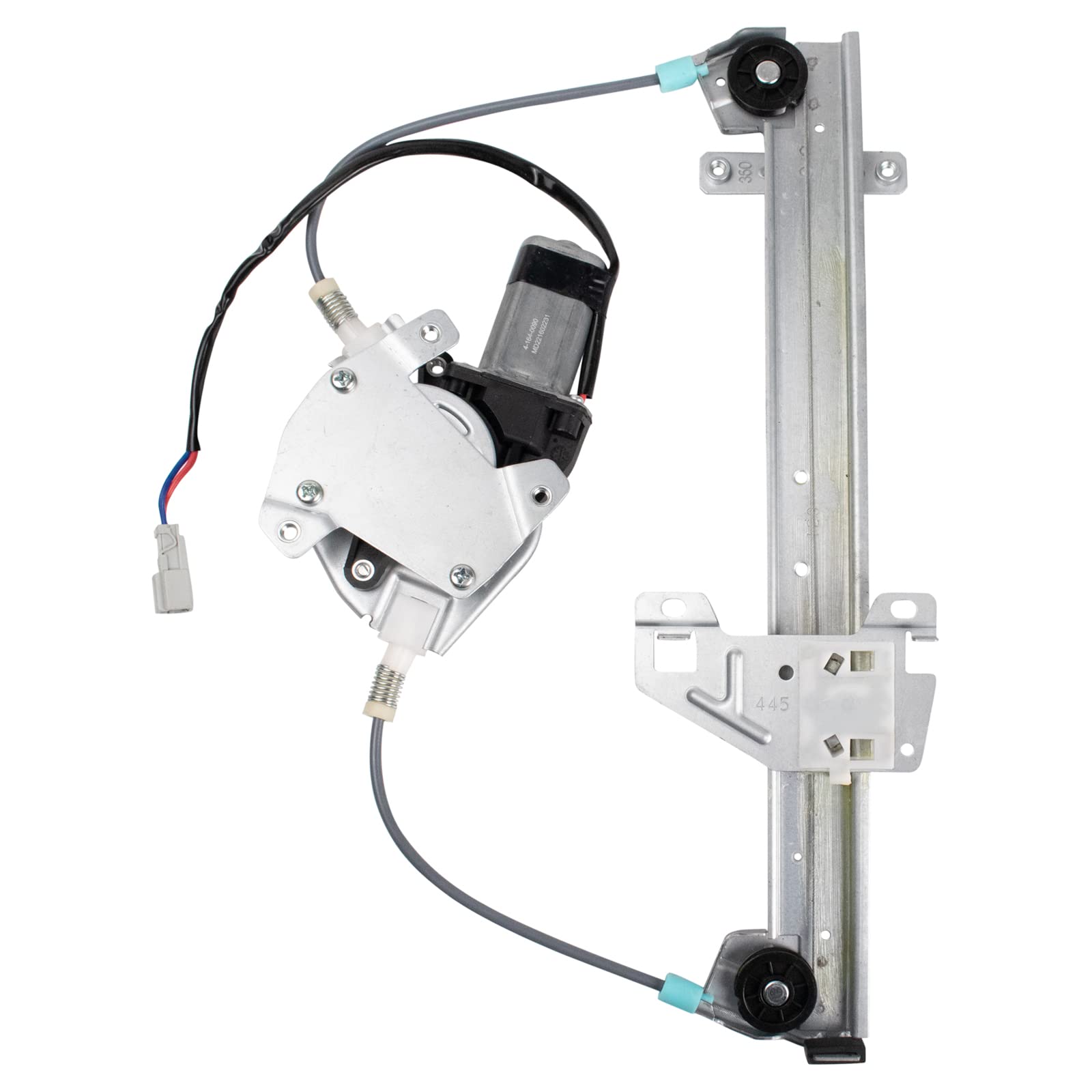 Trq Rear Left Power Window Regulator & Motor Assembly Drivers Side Compatible With 2001-2005 Honda Civic