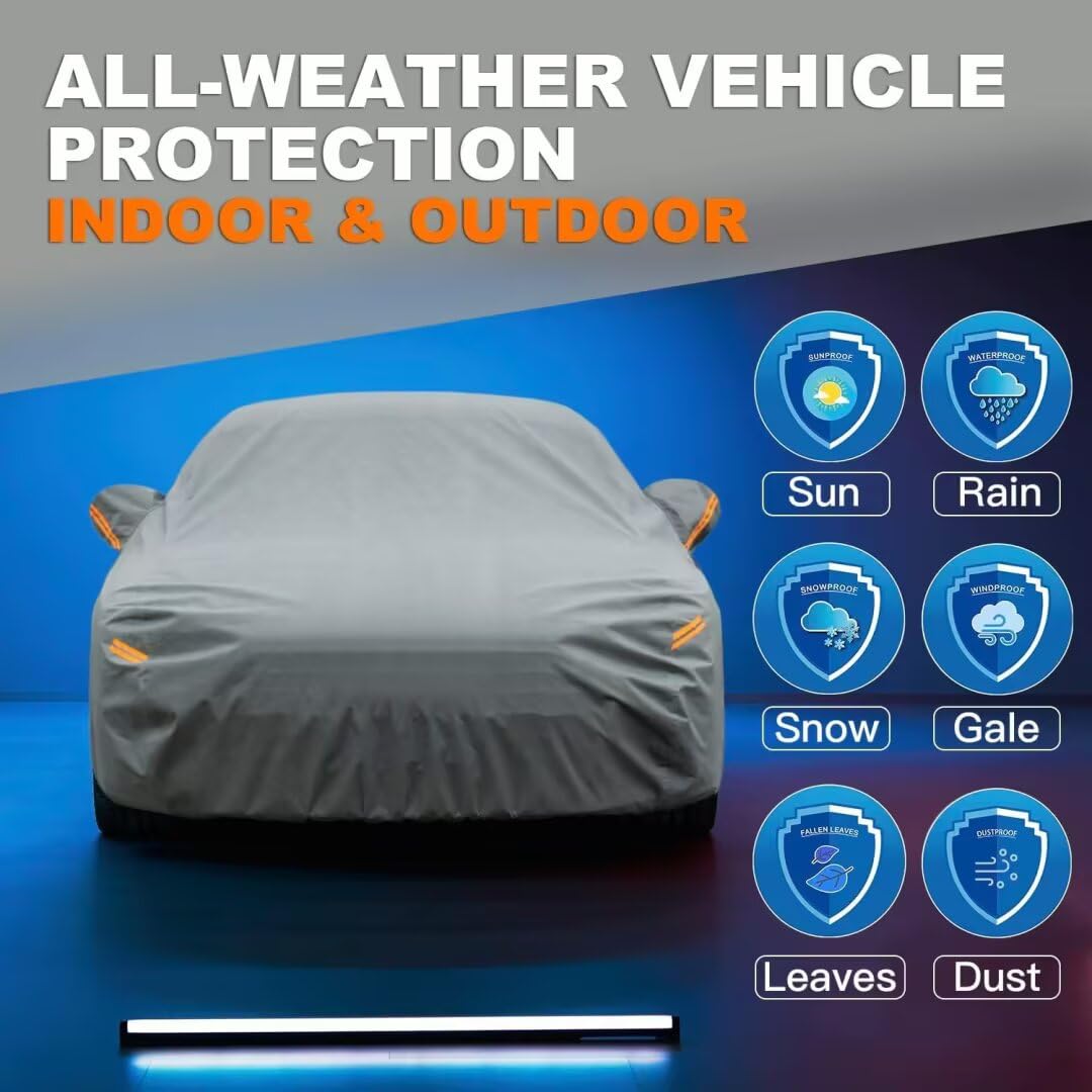 Kayme Heavy Duty Suv Car Cover Custom Fit Lincoln Corsair Waterproof All Weather For Automobiles, Full Exterior Covers Sun Rain