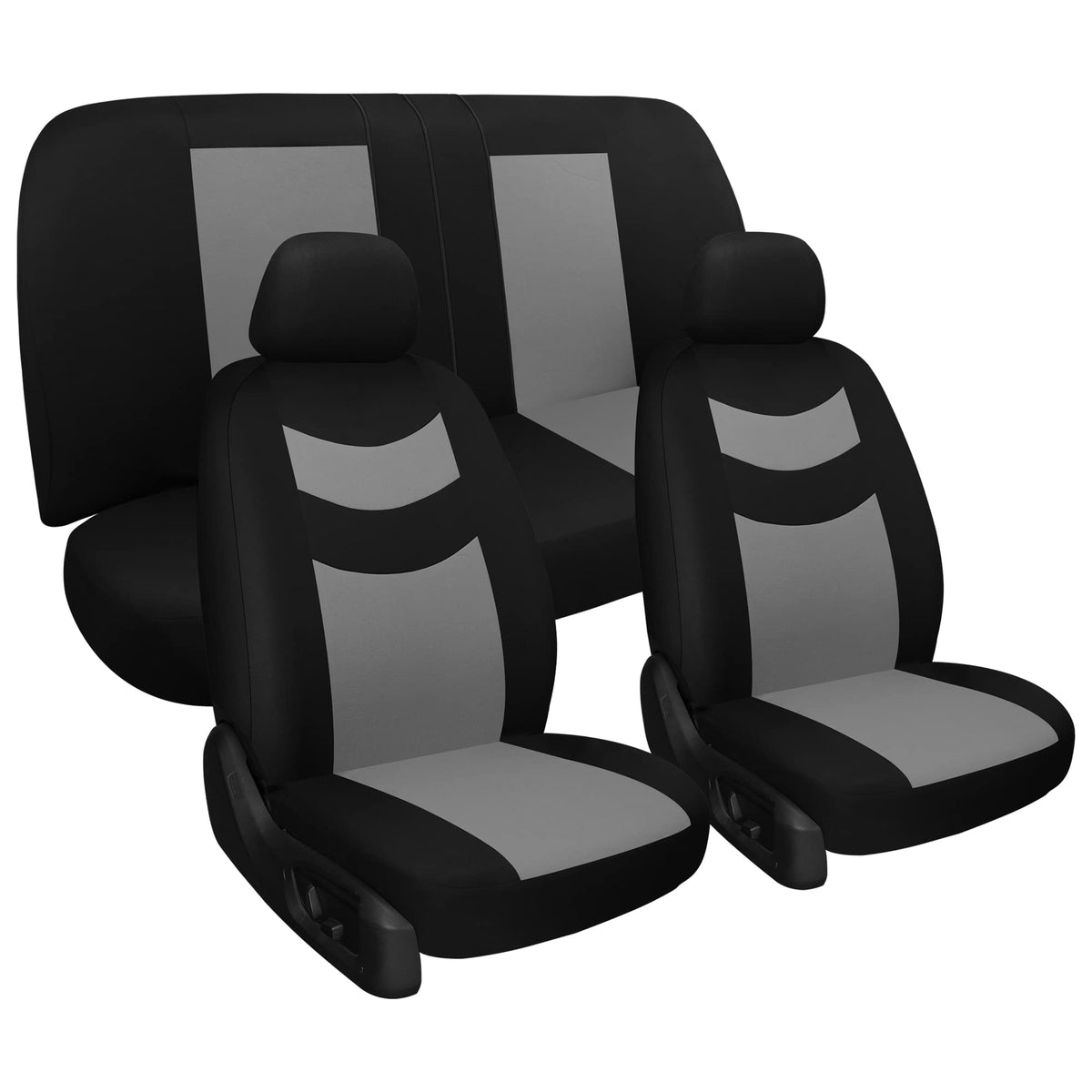 Tapha Universal Car Seat Covers Full Set - Front And Rear Split Bench, Easy To Install, Breathable And Washable Universal Interi