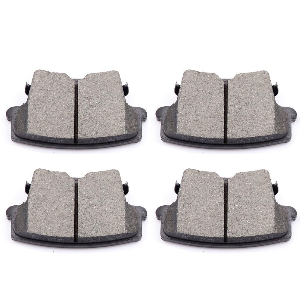 Eccpp D1057-7964 Rear Ceramic Disc Brake Pad Set Fit For Chrysler 300 2005-2019,For Dodge Challenger 2009-2019,For Dodge Charger
