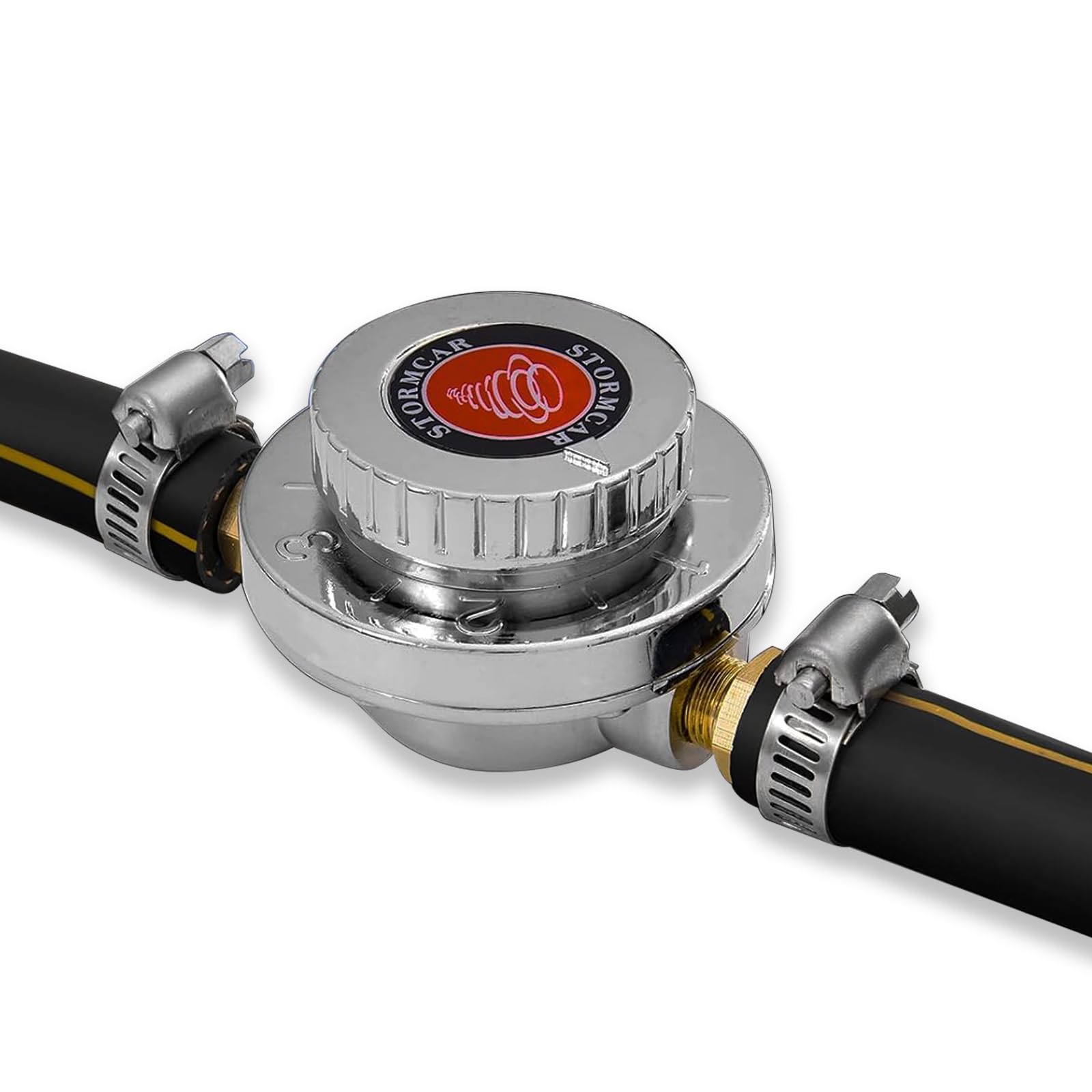 LVOUP Manual Adjustable 1-5 PSI Fuel Pressure Regulator Carburetor Carb Fuel Pump Kit with 0-15 PSI Pressure Gauge and Fuel Bloc