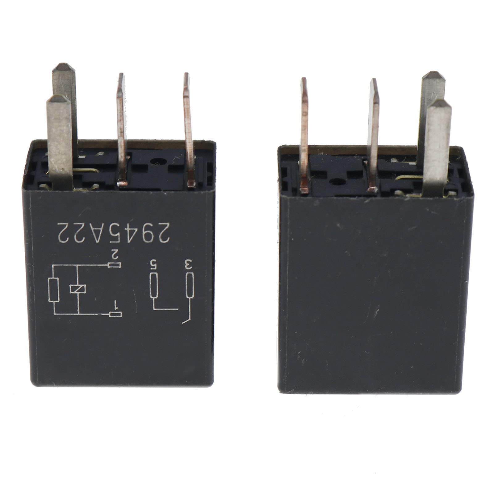 Dvparts 2X 4-Pin Relay Black Multi-Purpose Relay 8T2T-14B192-Aa For Fusion F150 F-250