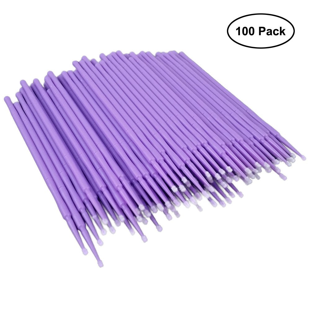 Atlin Touch Up Paint Brushes, 100 Pack Of 1.5Mm Disposable Micro Applicators For Automotive Paint Chip Repair