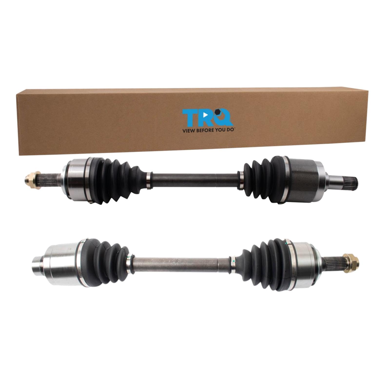 TRQ Front CV Axle Shaft Assembly Set Driver & Passenger Side Compatible with 2014-2015 Honda Civic