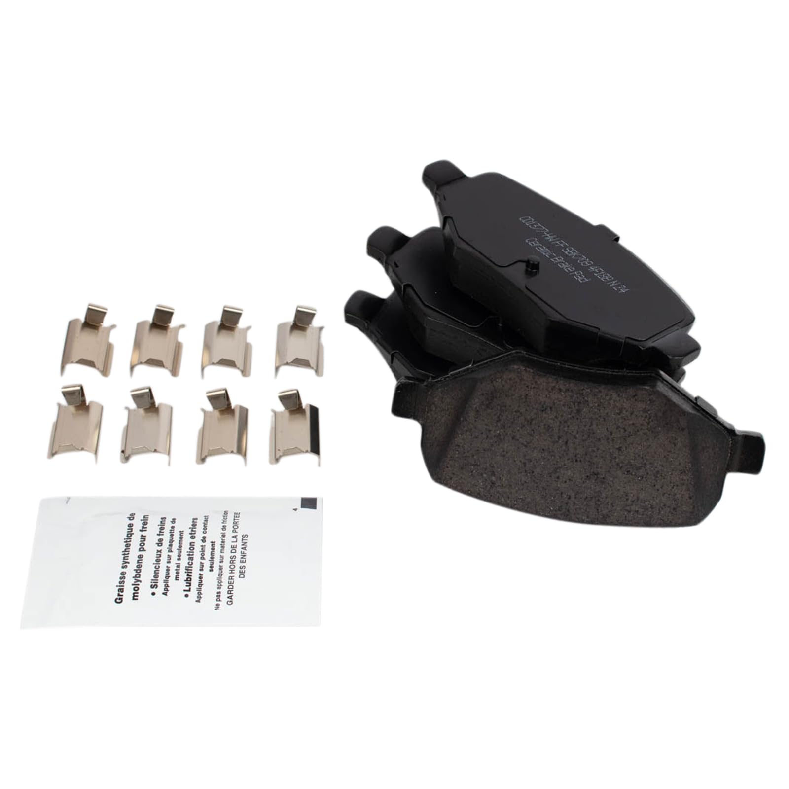 TRQ Rear Brake Pads Ceramic Compatible with 2011-2014 Ford Edge 2011-2019 Explorer 2009-2019 Flex 2013-2019 Police Interceptor U