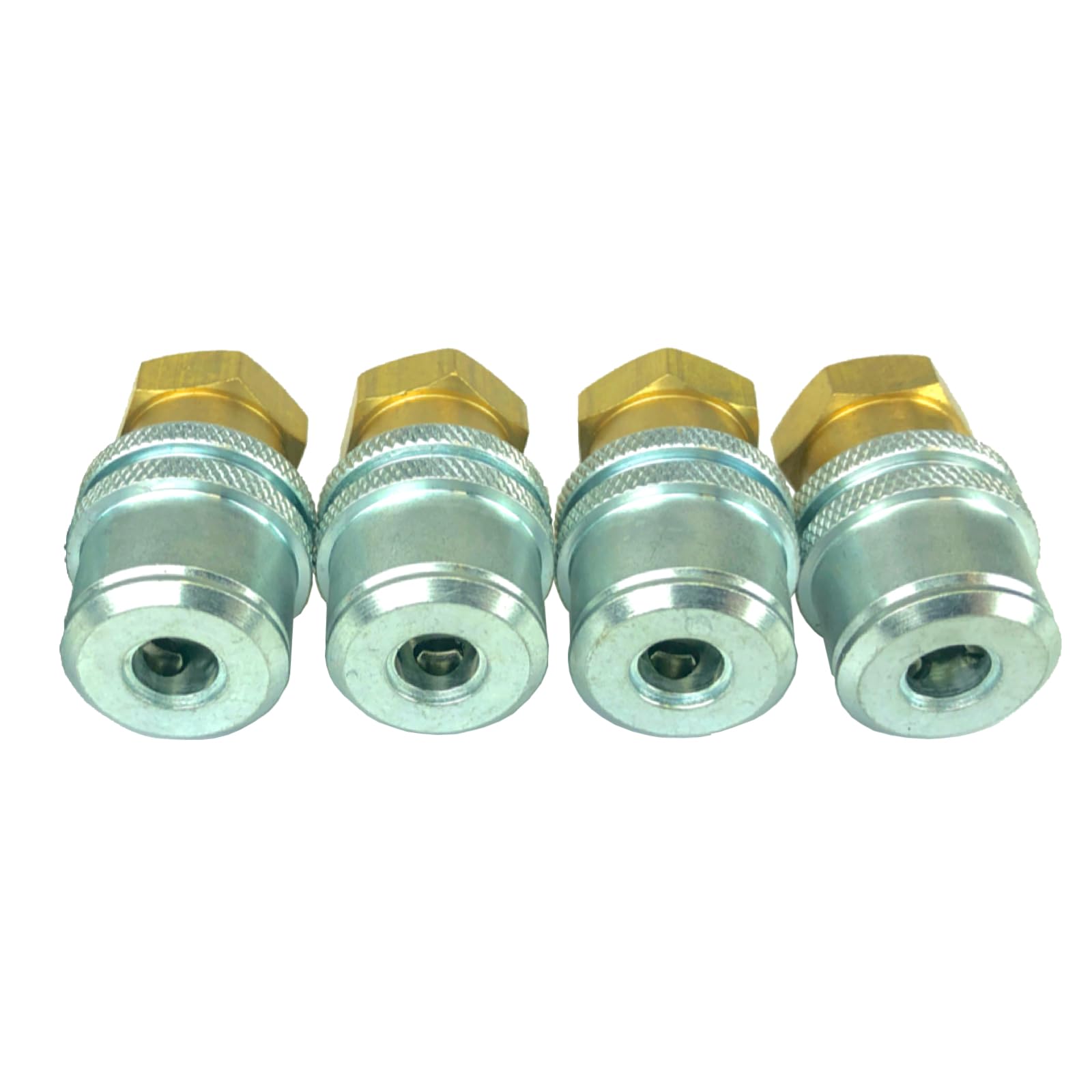 Haltec 4 (Four) H-5265 Standard Bore Grip Lock On Air Chuck 0-300 Psi 1/4'' Npt