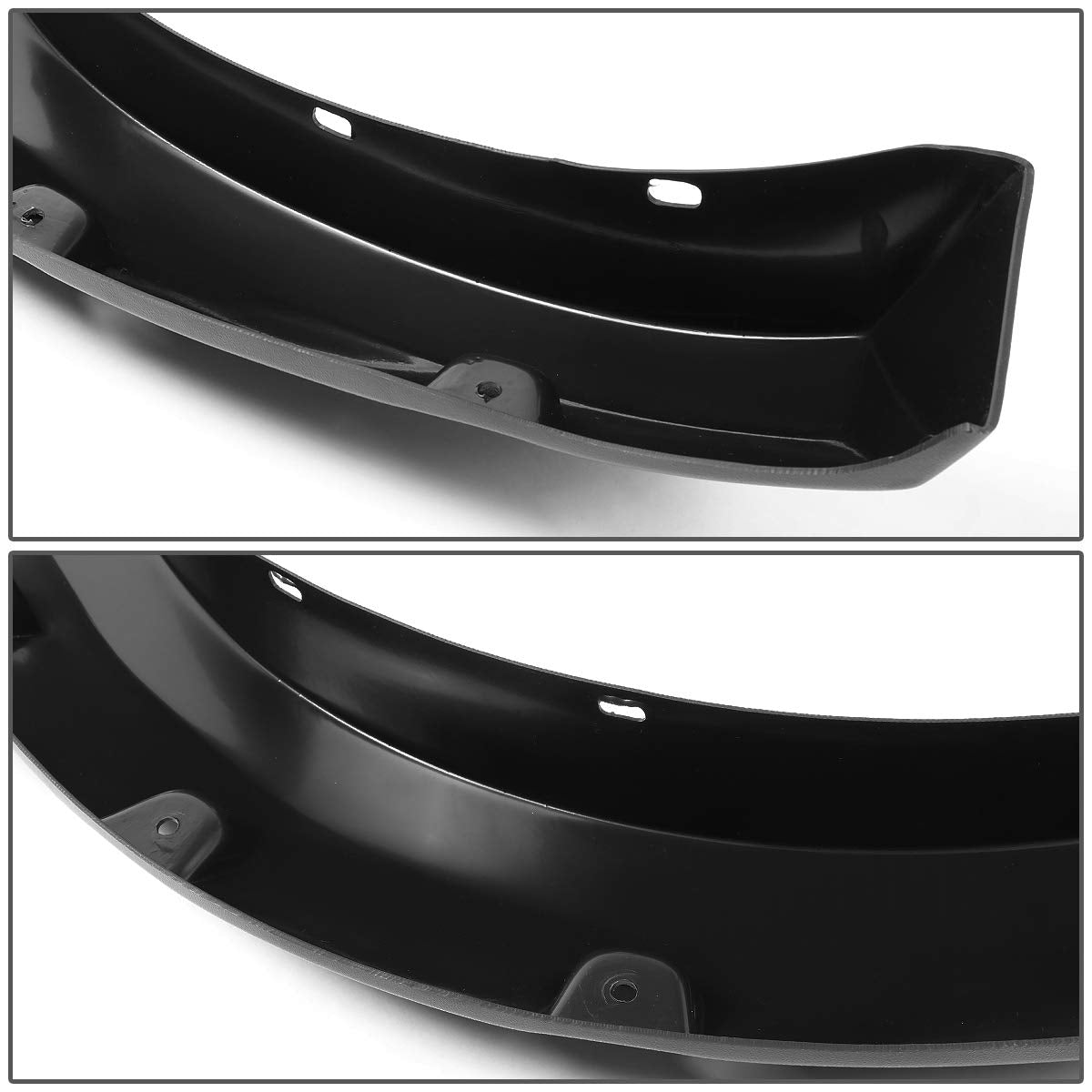Auto Dynasty Fender Flares Compatible with Dodge Ram 1500 2500 3500 2002-2009, Wheel Flares Set Paintable Grain Textured Black F