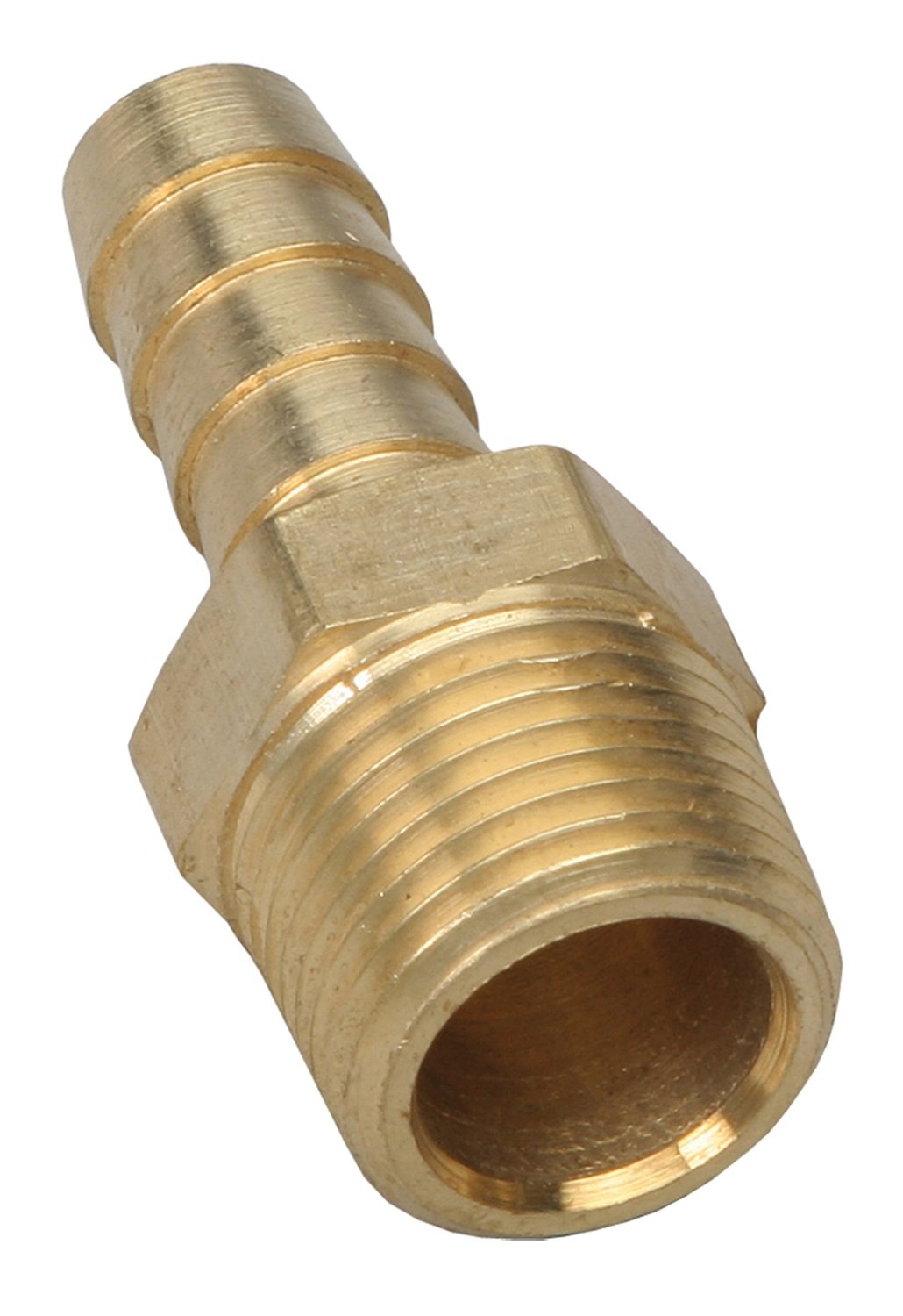 Trans-Dapt Performance 2269 Brass Straight Fuel Hose Fitting