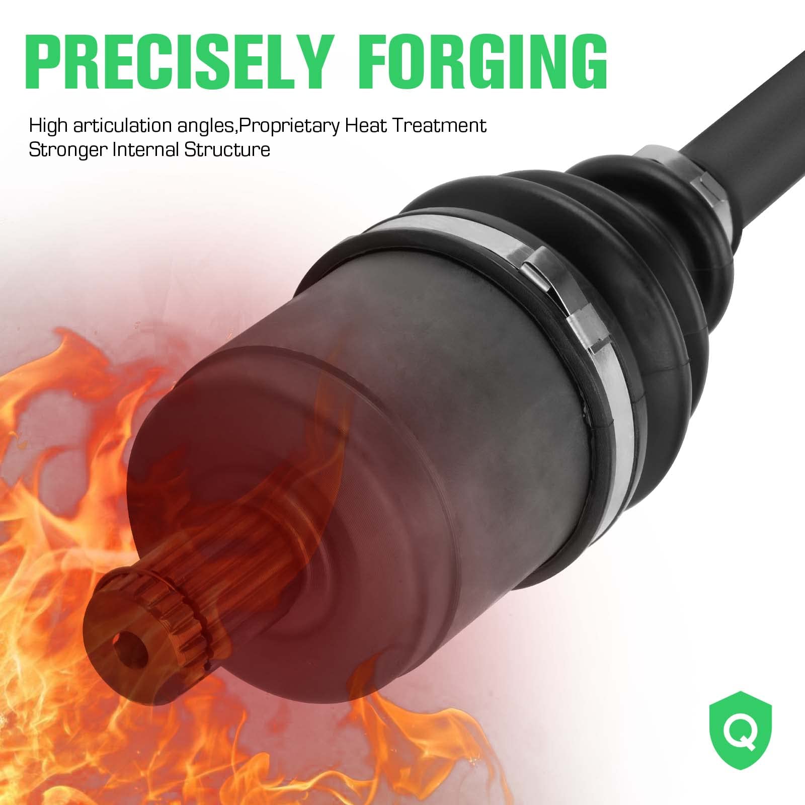 Youxmoto Front Left/Right Cv Axle Fit For Polaris Ranger Rzr 800 (Eps Le) 2008-2014; For Rzr 570 2014-2020; 4340 Chromoly Steel