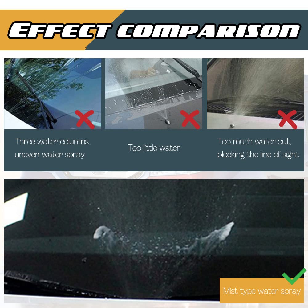 2 Pcs Front Windshield Washer Nozzles, Windshield Washer Nozzle Kit, Washer Spray Jet Kit Fit For Lexus, Scion, Toyota, Replaces Oem #85381-12300