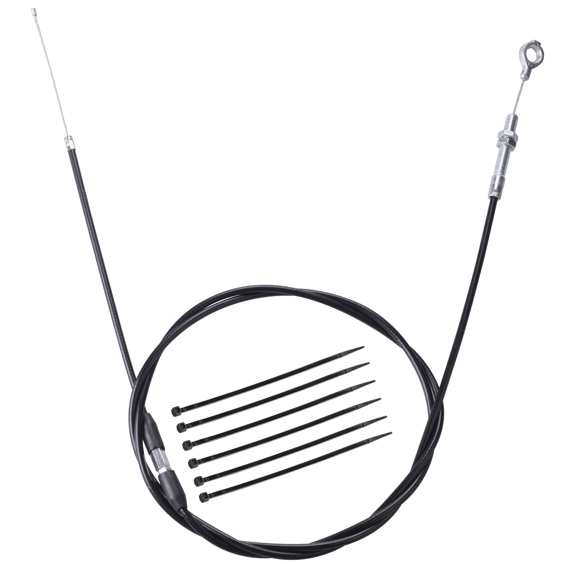 Mrelc Go -Kart Throttle Cable, 75'' Throttle Cable -Straight End For Vm22 Vm24 - Pz27