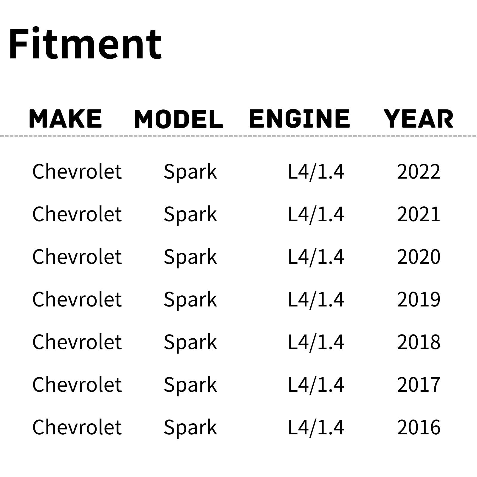 TYG OE Replacement(CAPA Quality) Cooling Fan Extra Silent for 2016-2022 Chevrolet Spark L4/1.4 | 42426778 | GM3115271 | 621-558
