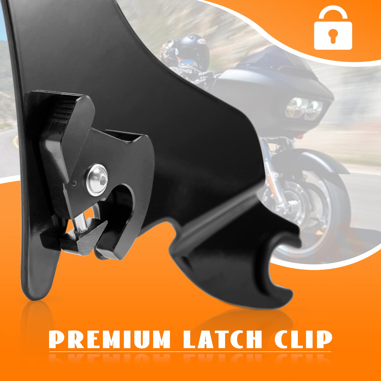 Eumti Sissy Bar For Harley Davidson Touring 28' Detachable Rear Passenger Backrest Quick Release Compatible With Road King Road Glide Street Glide Electra Glide Road King 2009-2024