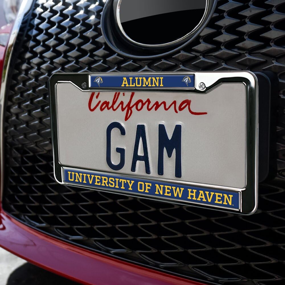 University of New Haven Alumni Full Size Standard License Plate Metal Frame