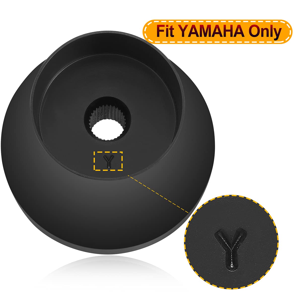 Golf Cart Steering Wheel Adapter For Yamaha 5 Or 6 Holes Steering Wheels (Including Installation Tools)