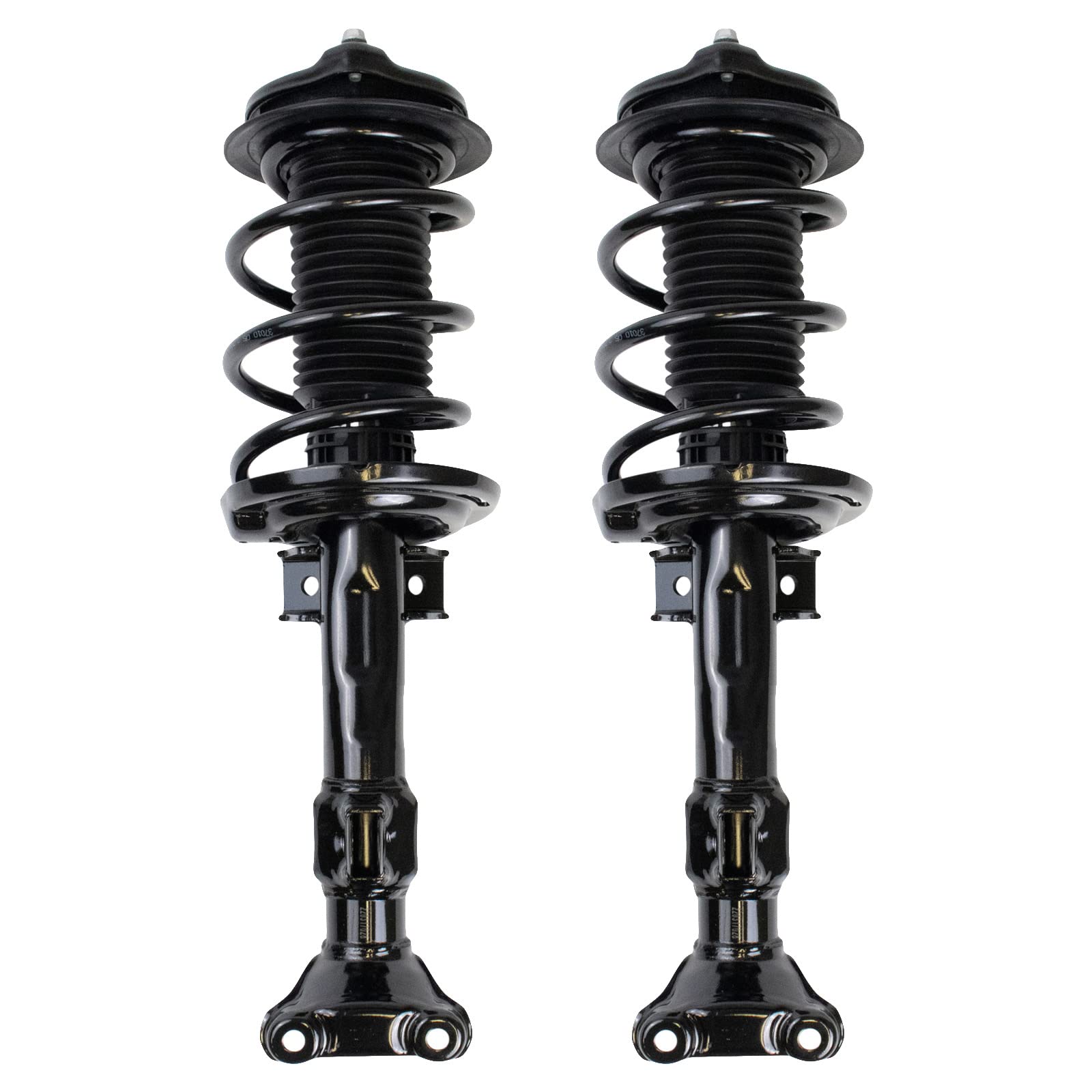 Trq Front Strut & Coil Spring Assembly Set Driver & Passenger Sides Compatible With 10-14 Mercedes-Benz E350 15-17 E400