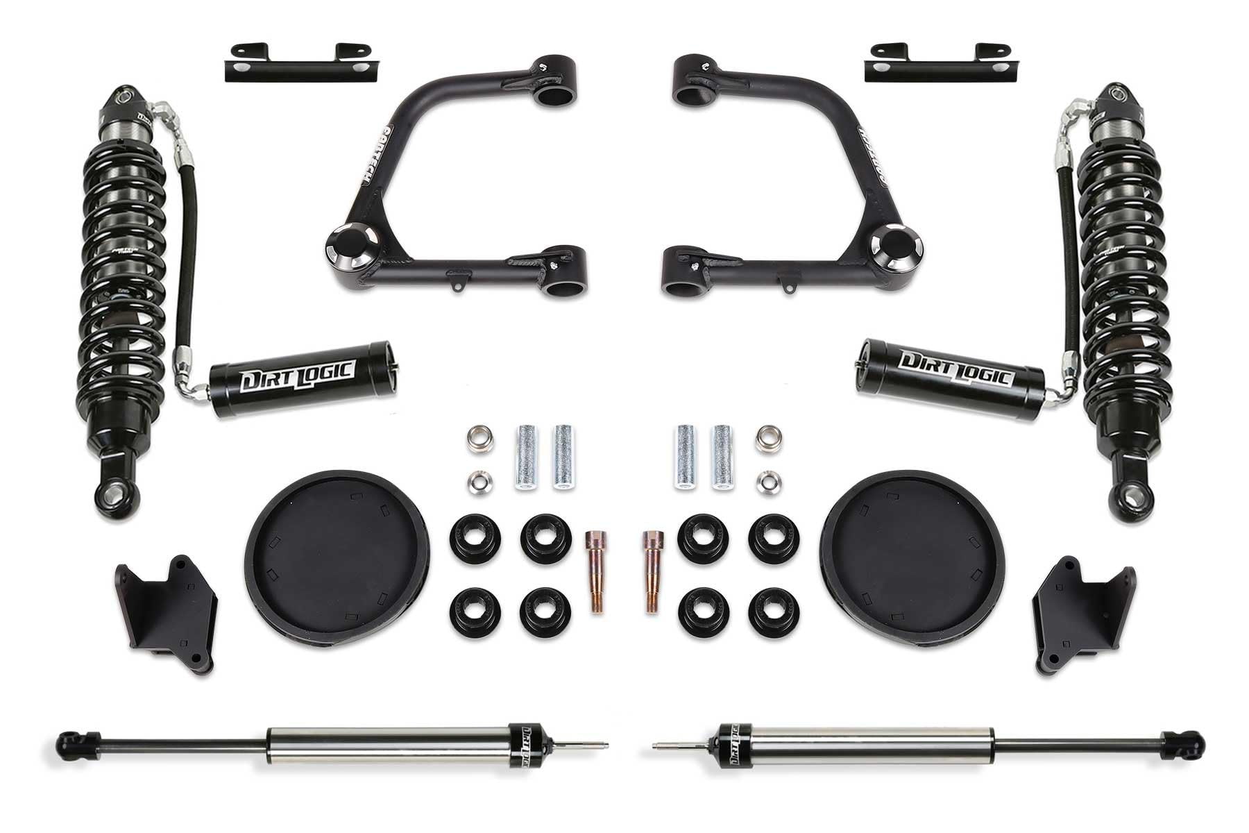 Fabtech - 2022 Toyota Tundra 4Wd Factory Rear Coils 3In Uca Sys W/Fr Dirt Logic 2.5 Resi C/O Rr Coil (K7088Dl)