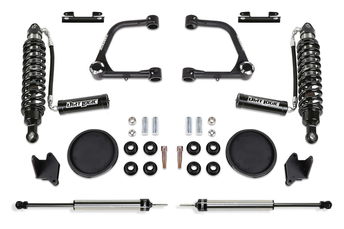 Fabtech - 2022 Toyota Tundra 4Wd Factory Rear Coils 3In Uca Sys W/Fr Dirt Logic 2.5 Resi C/O Rr Coil (K7088Dl)