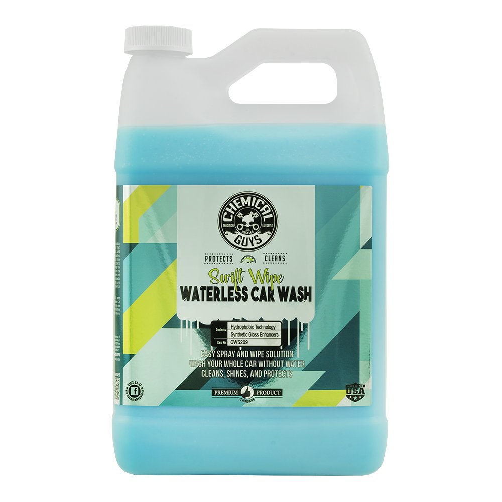 Chemical Guys Cws209 Swift Wipe Sprayable Waterless Car Wash, Easily Clean - Just Spray & Wipe, Safe For Cars, Trucks, Motorcycles, Rvs & More, 128 Fl Oz (1 Gallon)