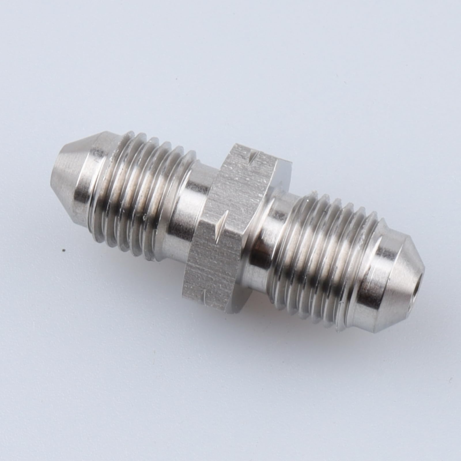 AC PERFORMANCE Stainless Steel -3 AN Male Flare to M10 x 1.0 Brake Hose Fitting Adapter