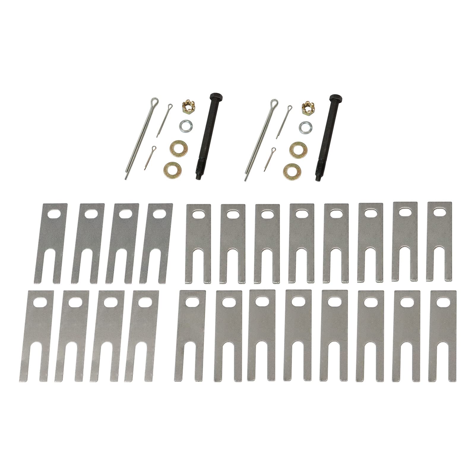 Stainless Steel Trailing Arm Shim Kit With Hardware Compatible With 1963-1982 Chevy Corvette (Never Rust.)