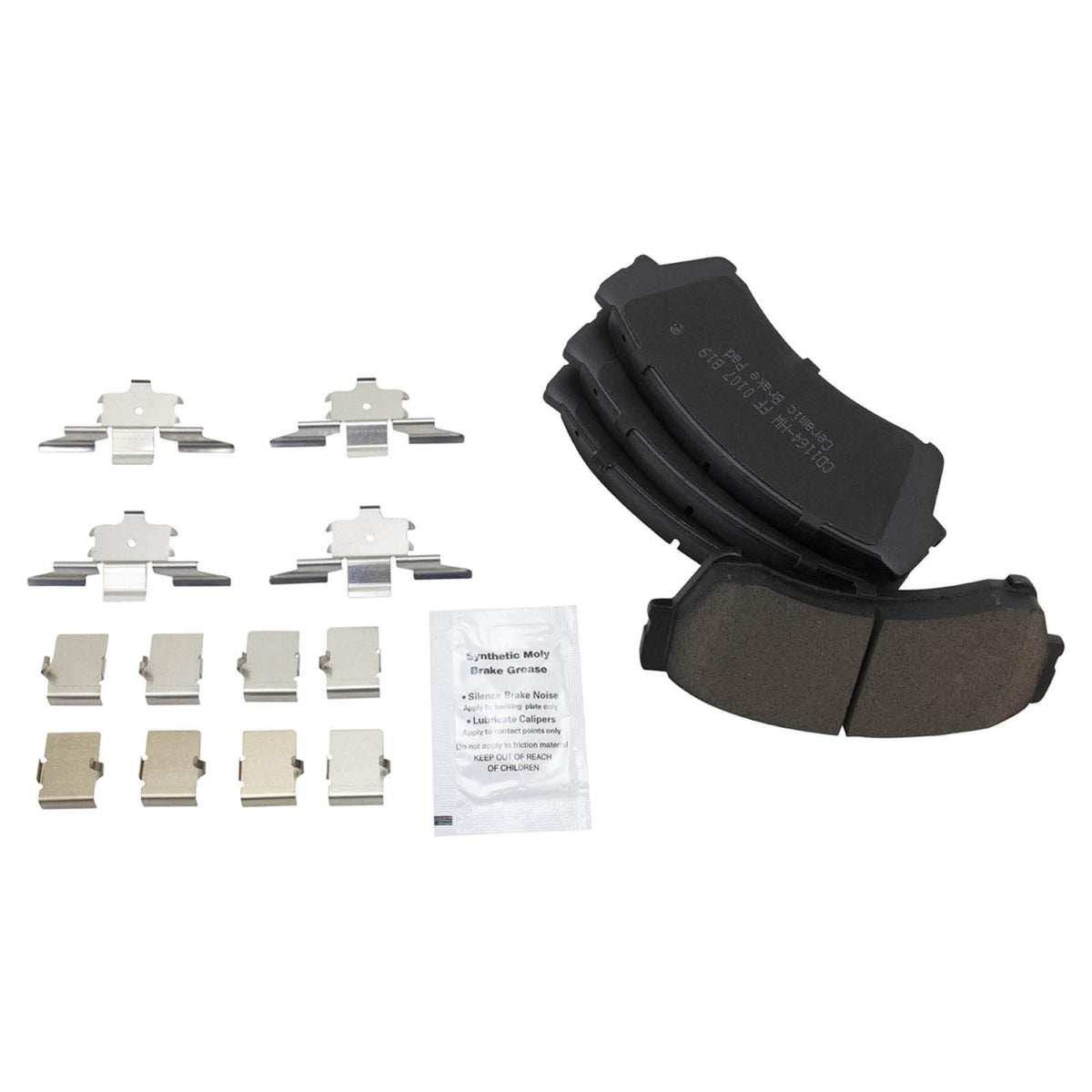 TRQ Front Brake Pads Ceramic Compatible with 2006-2012 Ford Fusion 2007-2012 Lincoln MKZ 2006 Zephyr 2006-2013 Mazda 6 2006-2011