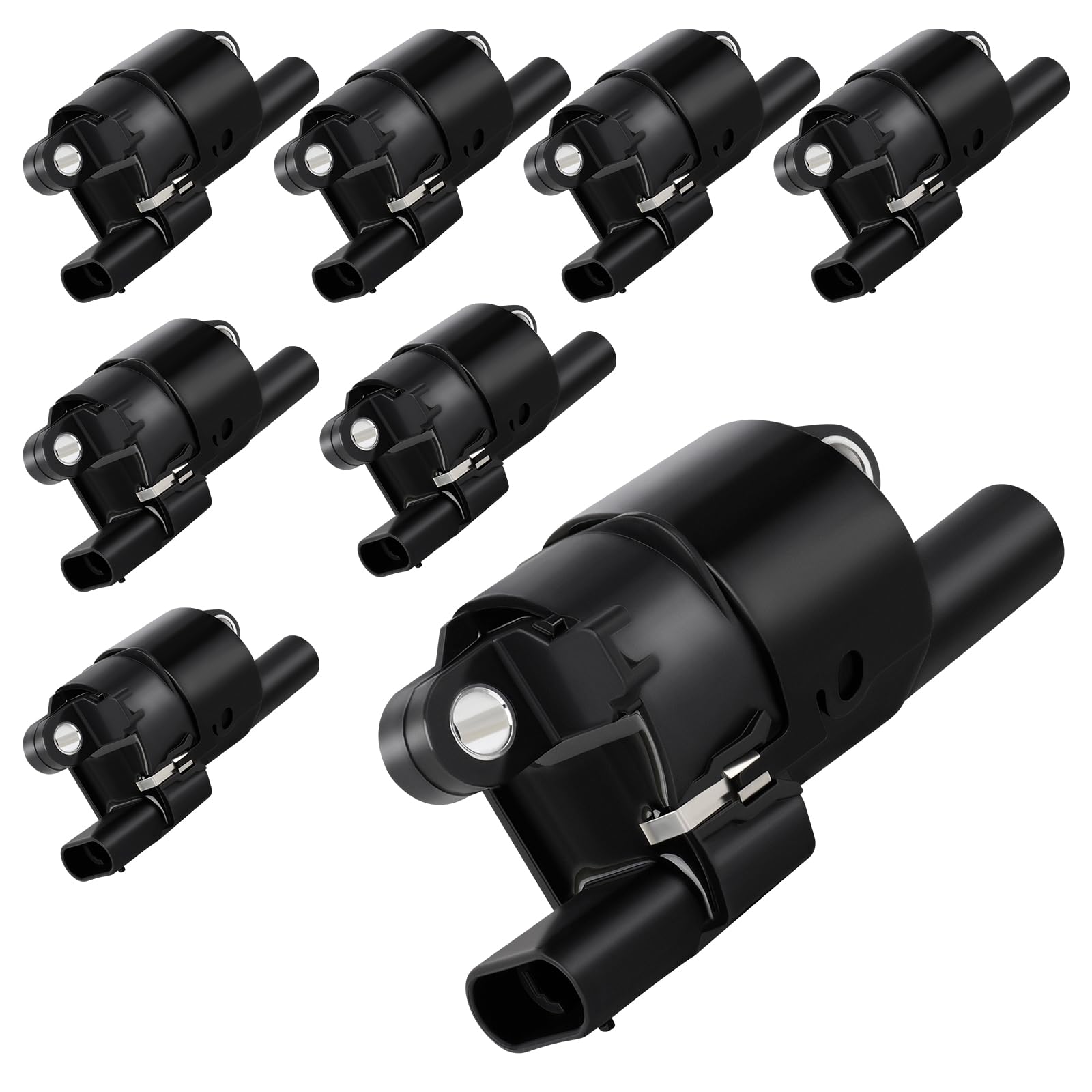 SCITOO Ignition Coil Coils Pack fits for GMC Sierra 1500 6.2L/5.3L/4.3L 2014-2018 for Chevrolet Suburban 6.0L/5.3L 2016-2018 for