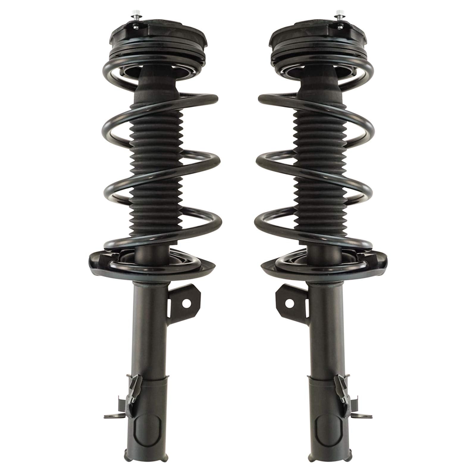Trq Front Strut & Coil Spring Assembly Set Driver & Passenger Sides Compatible With 12-13 Nissan Rogue 14-15 Rogue Select