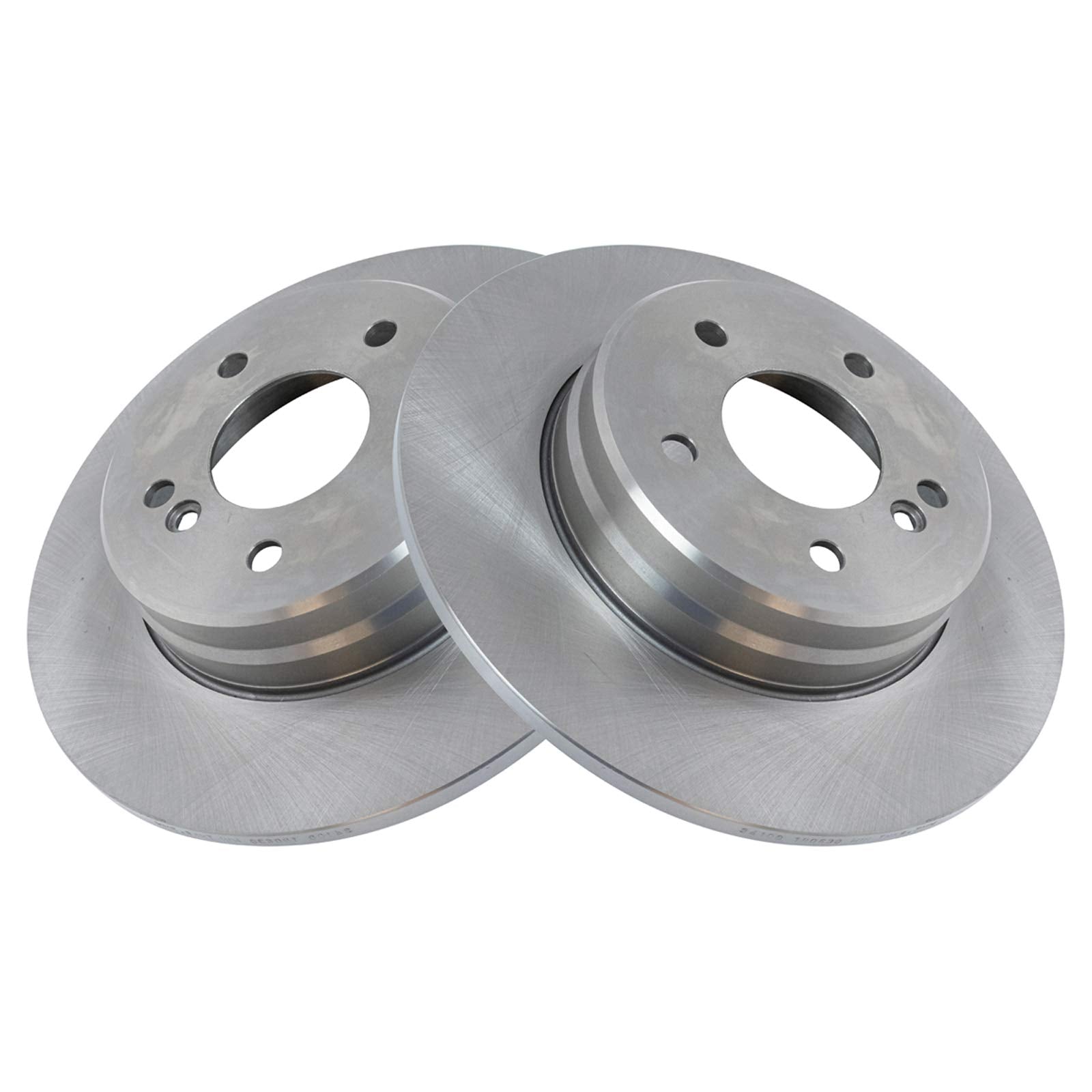 Trq Brake Pad & Rotor Rear Ceramic Kit Set For Mercedes Benz