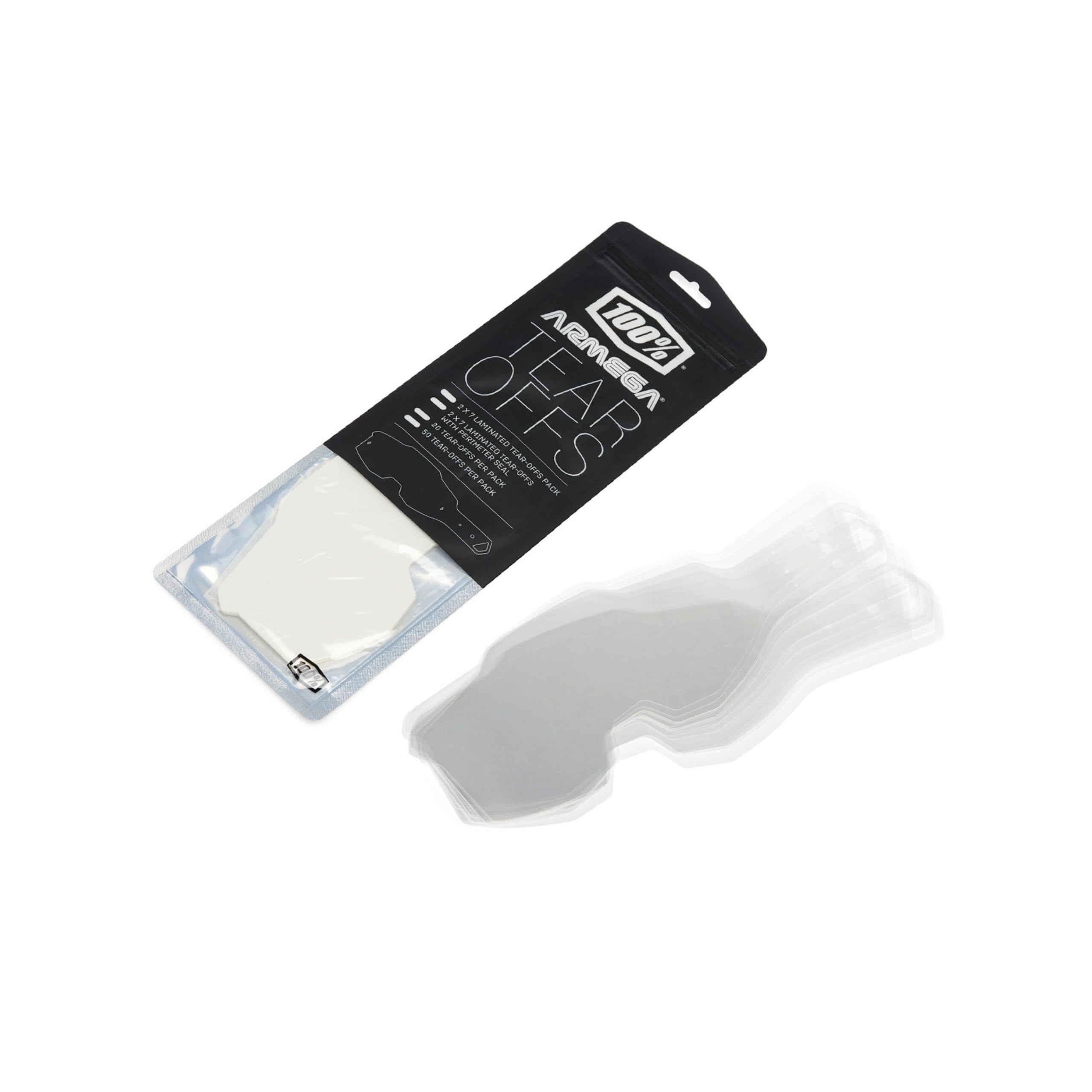 100% Armega Standard Tear-Offs 20 Pk