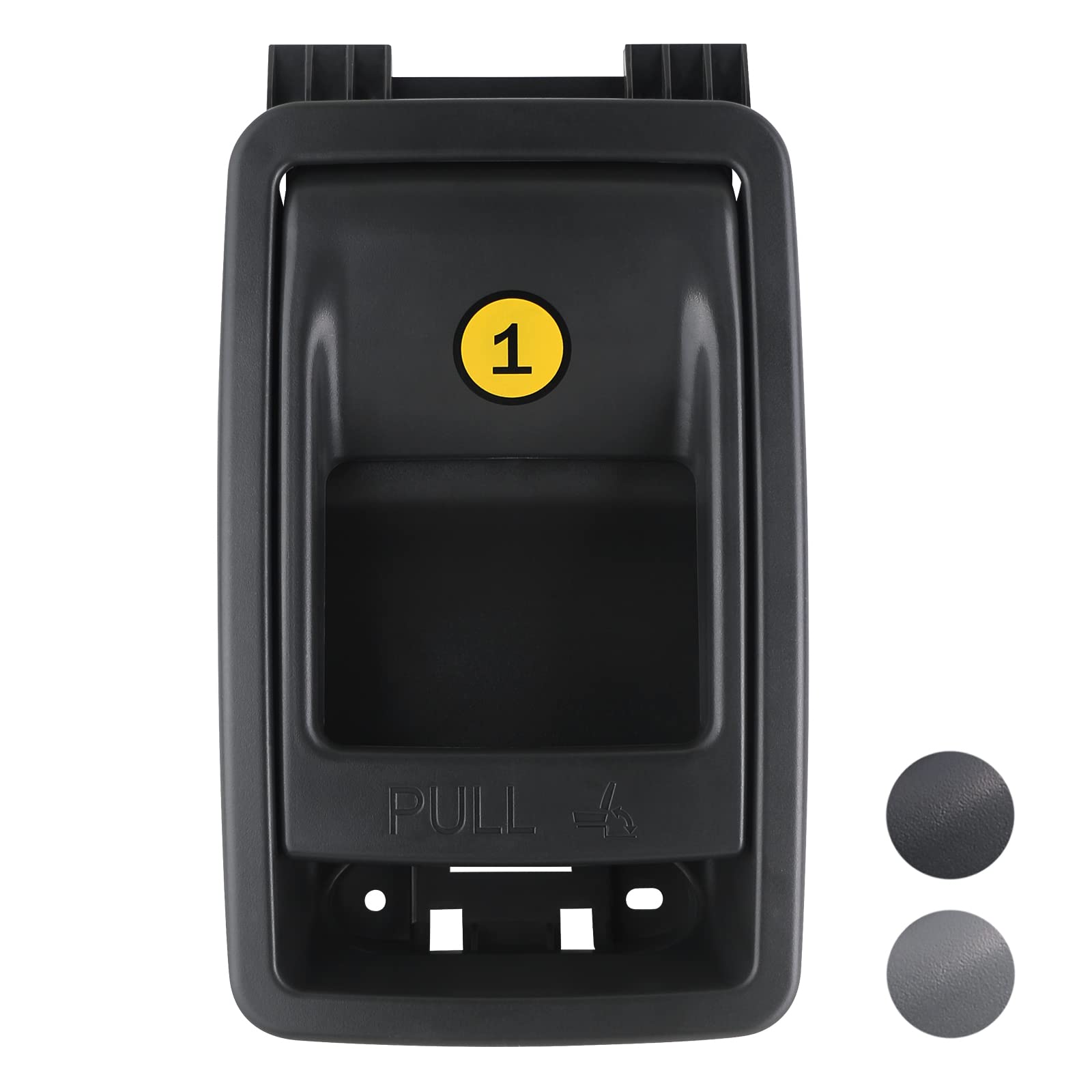 Tqponly Folding Seat Latch Release Handle | Compatible With 11-20 Toyota Sienna | Replaces 75220 72909-08011 (Black)