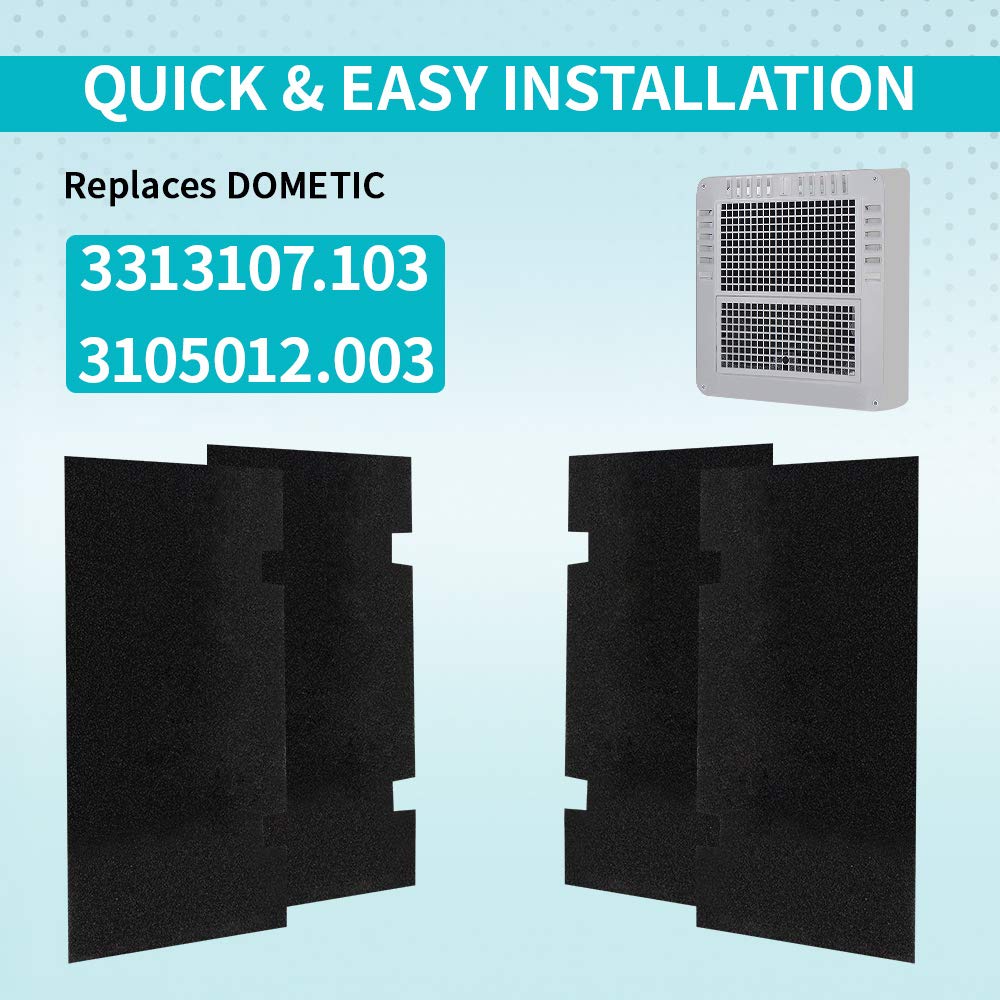 Bougerv 4 Pack Rv A/C Filters Replacement Rv Air Conditioner Filter 14' X7-1/2 Rv Accessories