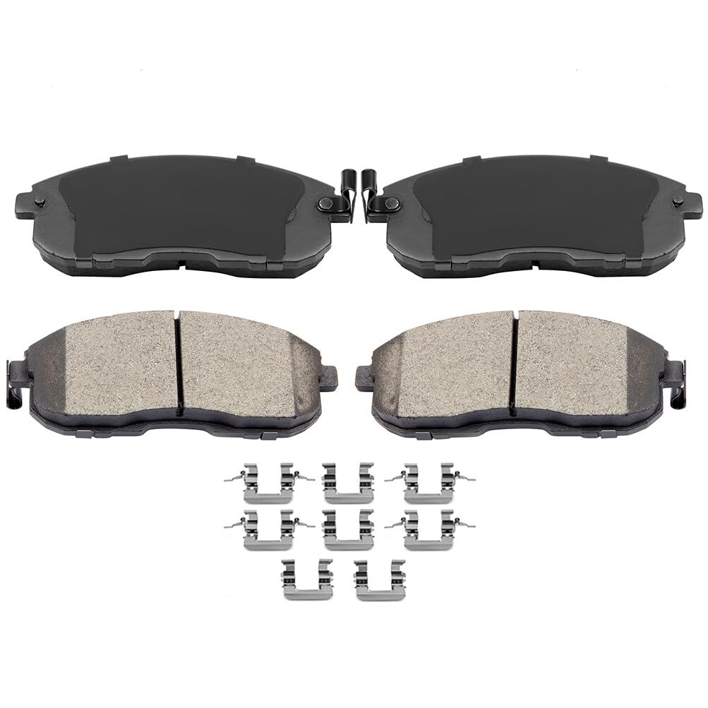 Cciyu D815 Front Ceramic Disc Brake Pads Kit For Nissan 350Z 2003-2005, Altima 1993-2001, 2007-2013, Juke 2011-2017, Maxima 1989