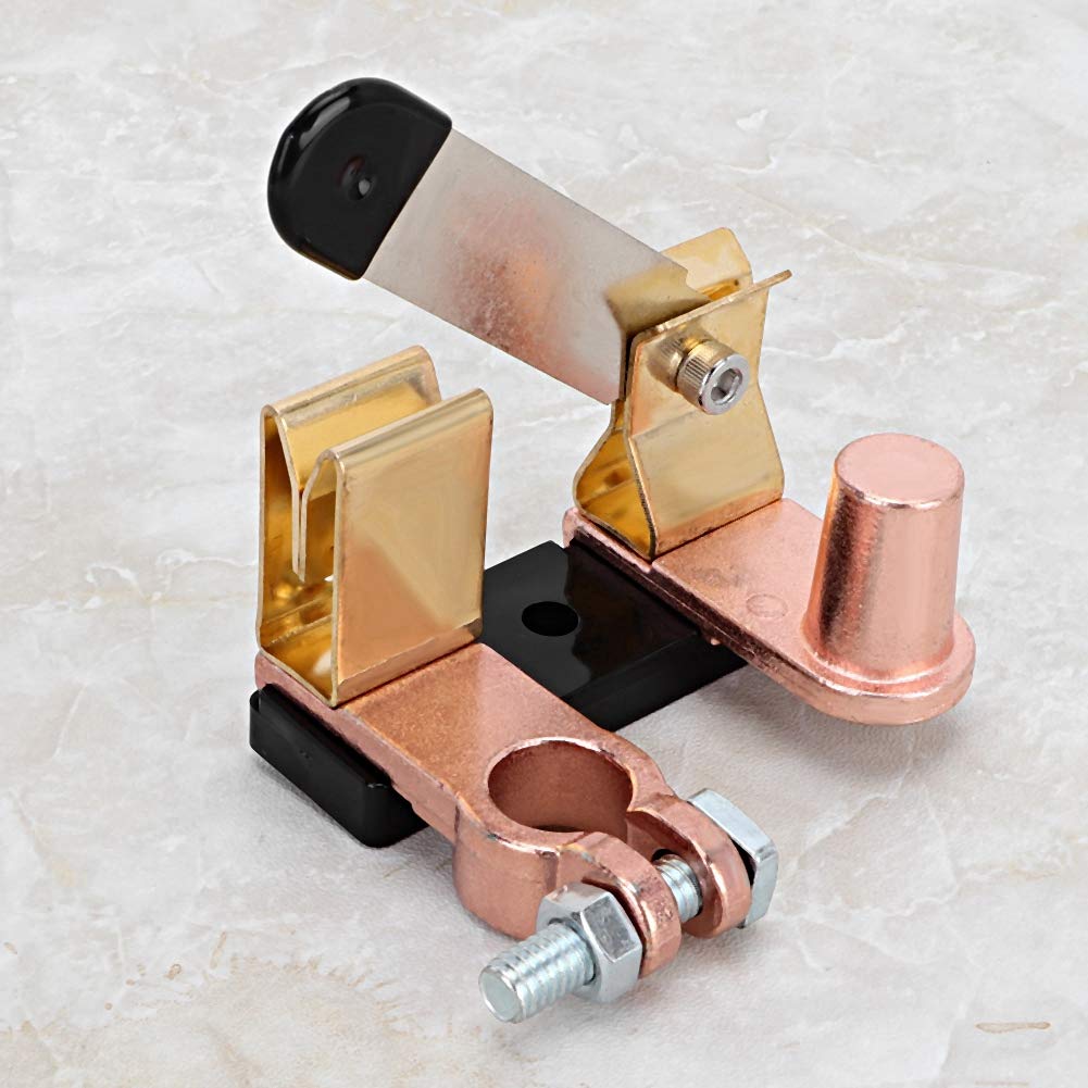 Car Battery Switch, Car Battery High Current Blade Switch Disconnect Top Post Battery Power Off Switch, Metal