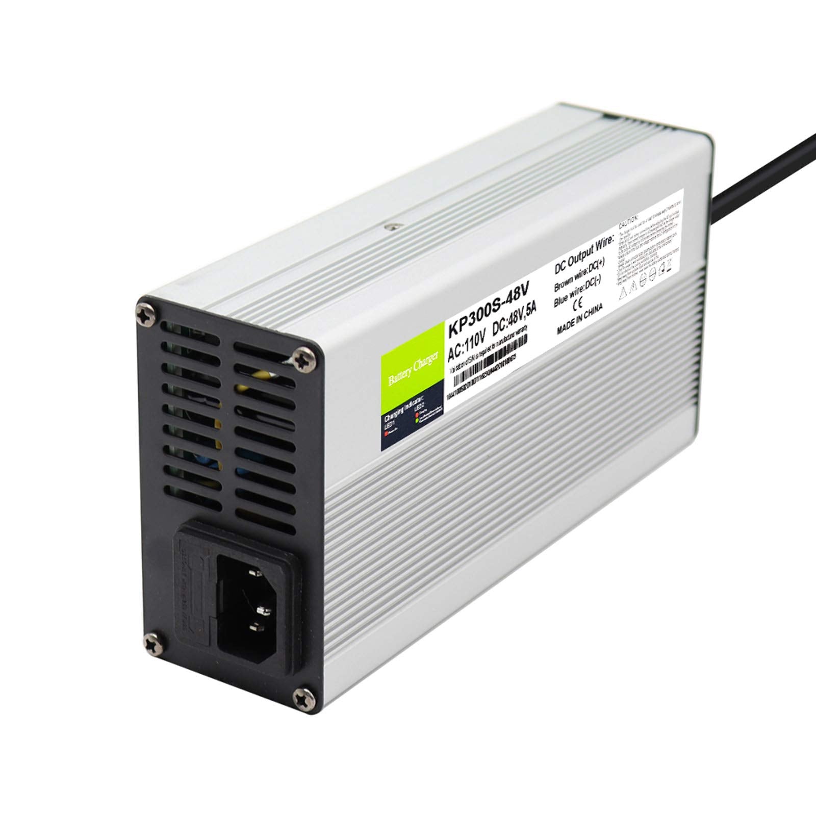 Abakoo Battery Charger 48 Volt 5 Amp For Club Car Golf Cart With 3 Pin Round Plug