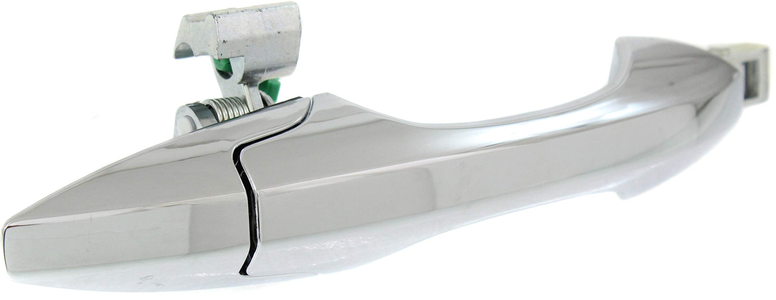 Evan Fischer Front or Rear Exterior Door Handle Compatible with 2007-2013 Acura MDX Chrome Plastic Passenger Side