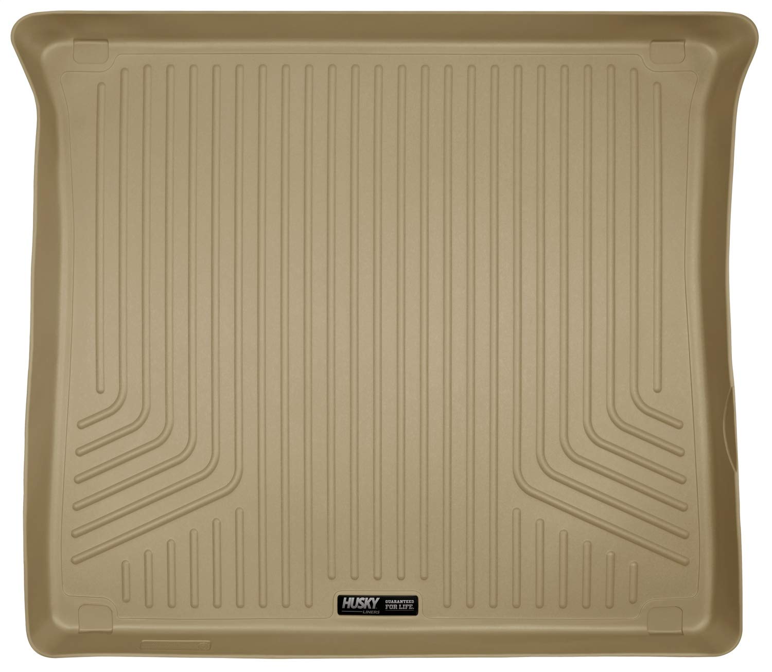 Husky Liners Weatherbeater Cargo Liner | Fits 2011-2021 Jeep Grand Cherokee; 2022 Jeep Grand Cherokee Wk | 1-Pc Tan - 20623