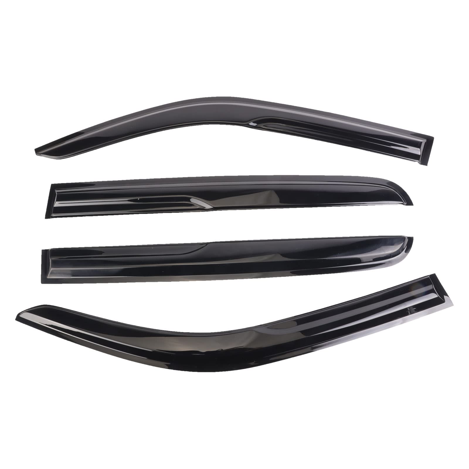 Sontian Windows Visor Tape-On Side For 2019-2022 Dodge Ram 1500 Crew Cab, Rain Guards For Trucks Window Deflectors,Vent Deflecto