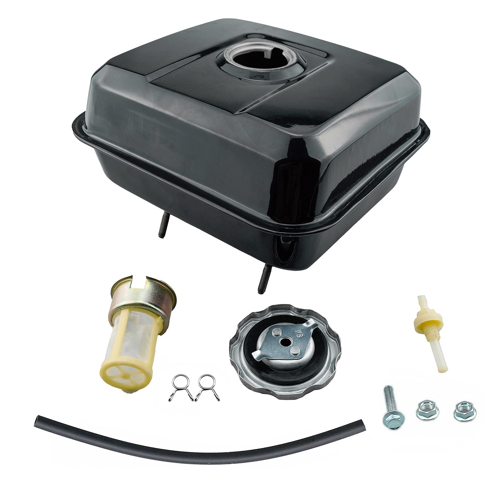 Ruma Gas Fuel Tank Kit for Honda GX160 GX200 GX140 Engines, Compatible with Harbor Freight 212, Go Kart, Mini Bike, Baja Warrior, 5.5hp 6.5