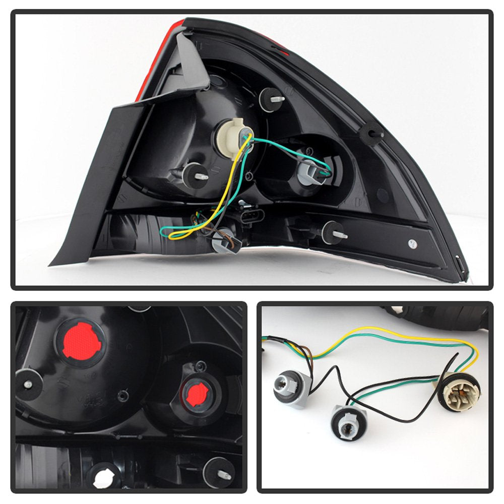 Acanii - For 2006-2013 Chevy Impala Rear Replacement Tail Light Brake Lamp Assembly - Driver Side Only