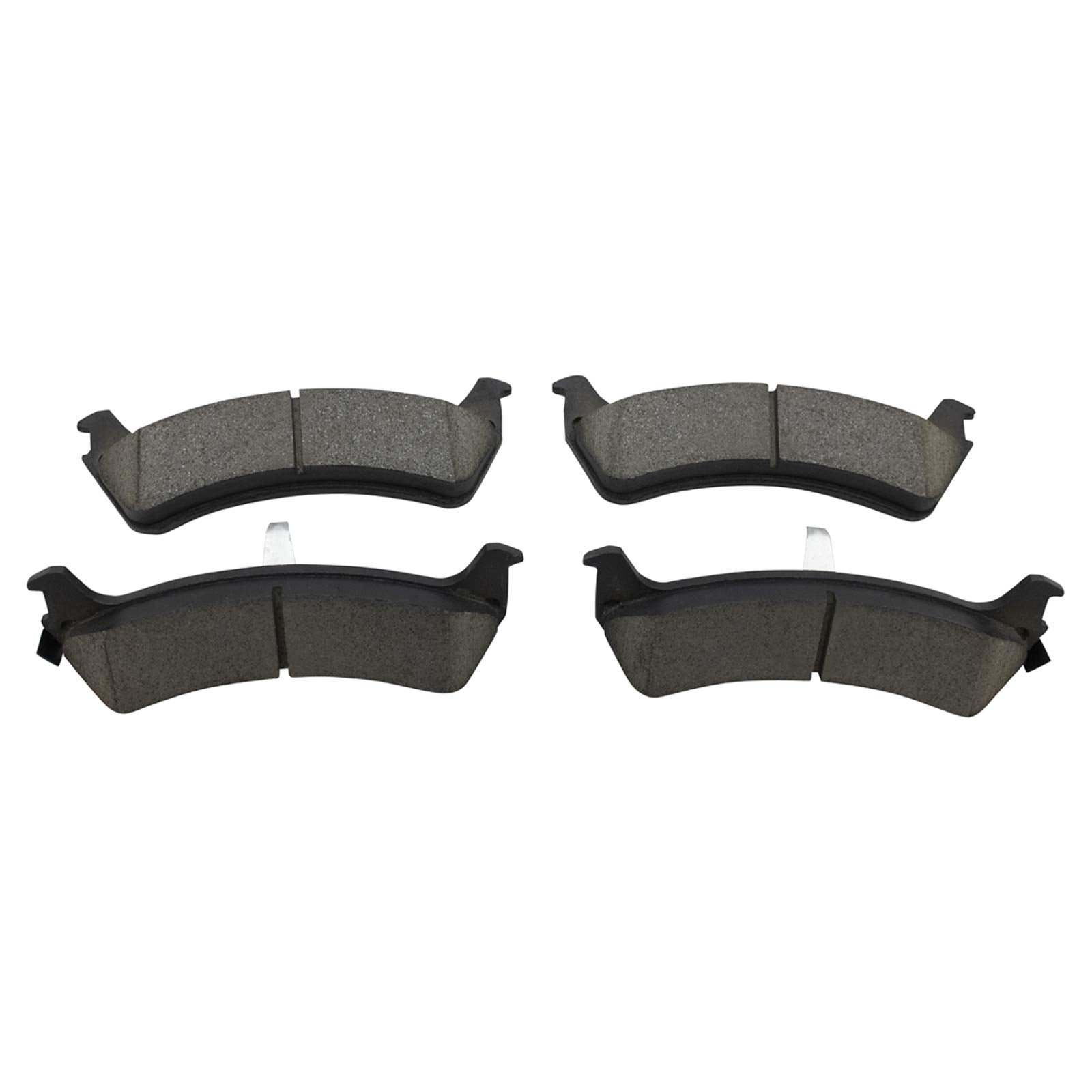 TRQ Rear Brake Pad & Rotor Kit Brake Pads Brake Rotor Ceramic Compatible with 2003 Ford Explorer Sport 2003-2005 Explorer Sport