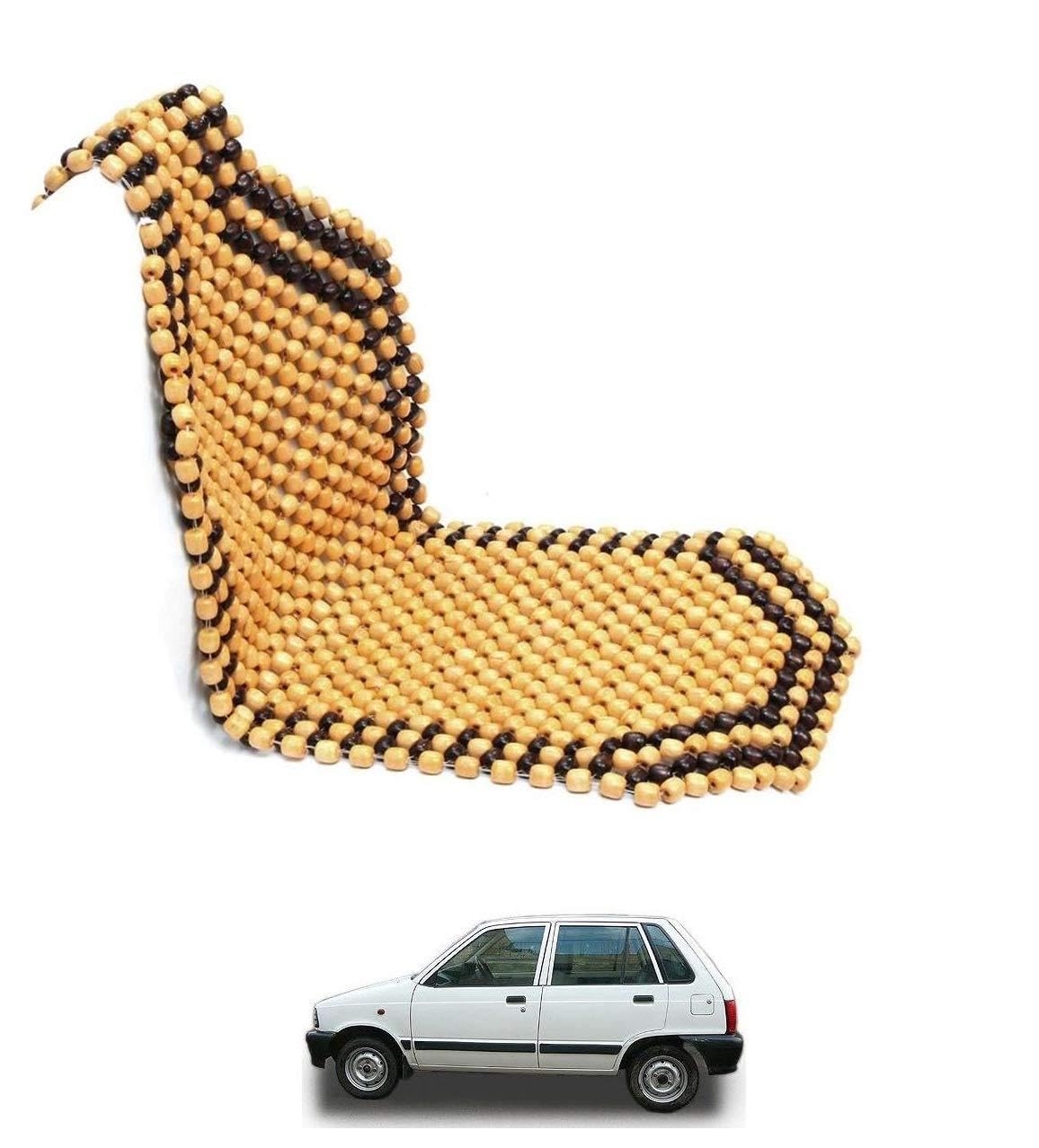 Auto Addict Car Seat Wooden Bead Seat Covers for Maruti Suzuki 800