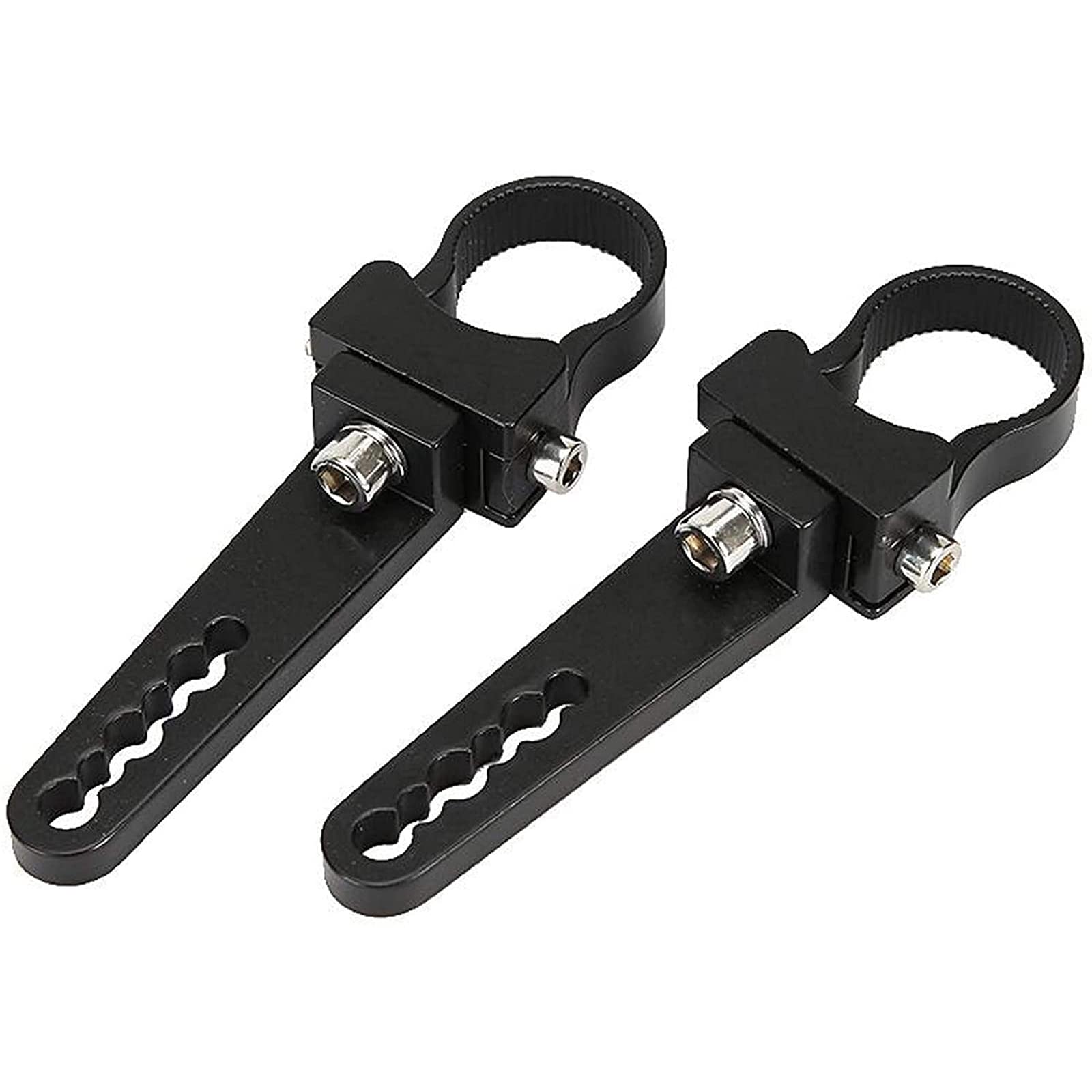 Auxbeam Light Bar Mounting Bracket Kit 1.25 Inch Bull Bar Roll Cage Clamps Mount Clamps Universal Holder Kits For Led Hid Light