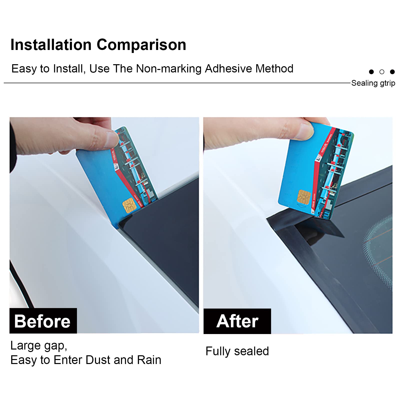 Car Weather Stripping 14Mm Car Windshield Weather Seal Rubber Stripping Trim Weatherstrip Adhesive T Shape Sunroof Seal Cover Le